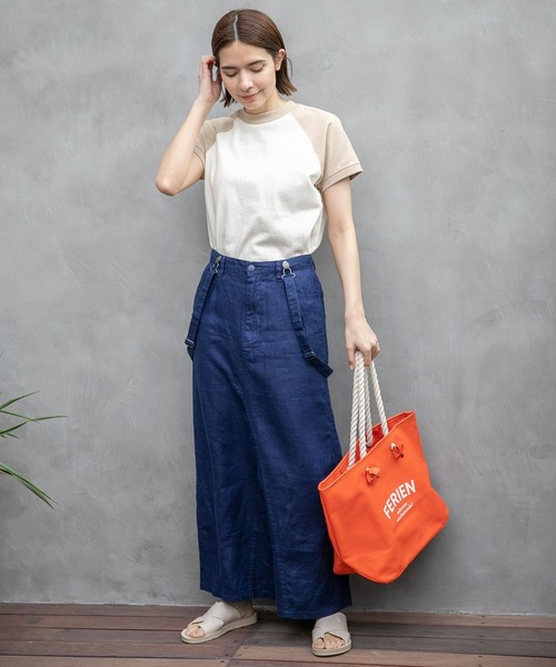 niko and...(ニコアンド)の「リネンツイルサスワークスカート(スカート・レディース・ブラック/ネイビー/カーキ・MEDIUM/LARGE)」の21枚目の写真