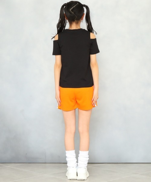 PINKHUNT(ピンクハント)の「PINKHUNT 肩出し転写プリントTシャツ 6973K(Tシャツ/カットソー・キッズ・ホワイト/ブラック/イエロー・140cm/150cm/130cm/160cm/120cm)」の8枚目の写真