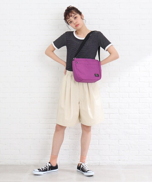 DRESKIP（ドレスキップ）の「◆【撥水】多ポケットショルダーバッグ（ショルダーバッグ・レディース・ブラック系1/パープル系/グレー・00）」の14枚目の写真