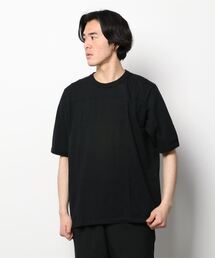 HALF SLEEVE RINGER FOOTBALL TEE SOLID / ハーフスリーブリンガーフットボール T