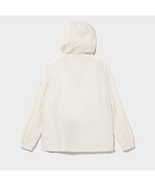 AIGLE（エーグル）の「撥水 ストレッチ パーカジャケット（ナイロンジャケット・レディース・アイボリー/ダークネイビー/グリーン・36/40/38）」の9枚目の写真