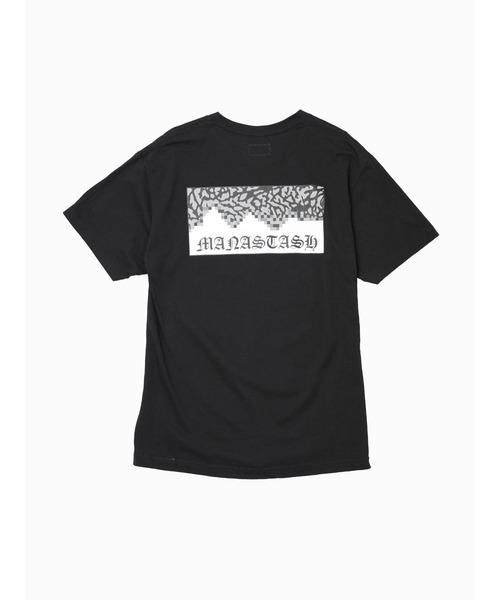 MANASTASH（マナスタッシュ）の「【直営店限定】MANASTASH N.A.U/マナスタッシュエヌエーユー　GANG LOGO TEE　ギャングロゴティー（Tシャツ/カットソー・メンズ・ホワイト/ブラック/バーガンディー・MEDIUM/LARGE/X-LARGE）」の8枚目の写真