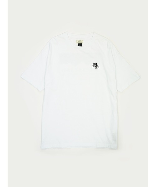 MANASTASH（マナスタッシュ）の「【直営店限定】MANASTASH N.A.U/マナスタッシュエヌエーユー　GANG LOGO TEE　ギャングロゴティー（Tシャツ/カットソー・メンズ・ホワイト/ブラック/バーガンディー・MEDIUM/LARGE/X-LARGE）」の6枚目の写真