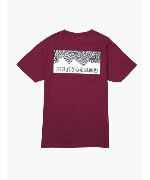 MANASTASH（マナスタッシュ）の「【直営店限定】MANASTASH N.A.U/マナスタッシュエヌエーユー　GANG LOGO TEE　ギャングロゴティー（Tシャツ/カットソー・メンズ・ホワイト/ブラック/バーガンディー・MEDIUM/LARGE/X-LARGE）」の13枚目の写真