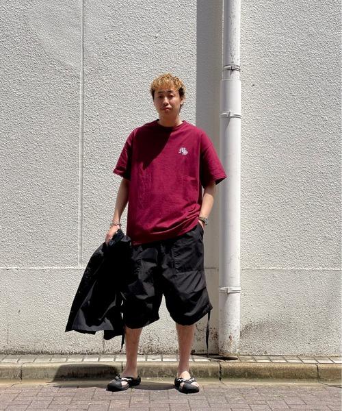 MANASTASH（マナスタッシュ）の「【直営店限定】MANASTASH N.A.U/マナスタッシュエヌエーユー　GANG LOGO TEE　ギャングロゴティー（Tシャツ/カットソー・メンズ・ホワイト/ブラック/バーガンディー・MEDIUM/LARGE/X-LARGE）」の18枚目の写真