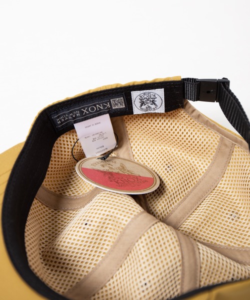 KNOX(ノックス)の「撥水グログラン B.B.CAP(キャップ・メンズ・ブラック/ベージュ/カーキ/マスタード・ONE SIZE/58)」の12枚目の写真