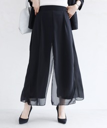 下半身のラインを拾わない ひらっとパンツ