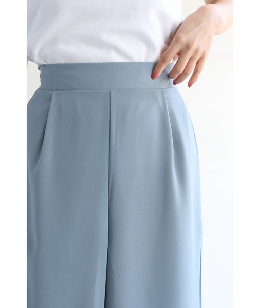cawaii(カワイイ)の「下半身のラインを拾わない ひらっとパンツ(その他パンツ・レディース・ライトブルー/ブラック・FREE)」の10枚目の写真