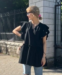 AMAIL | Cotton frill chuni dress(ワンピース)