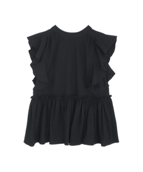 AMAIL（アマイル）の「Cotton frill chuni dress（ワンピース・レディース・ホワイト/ブラック・FREE）」の10枚目の写真