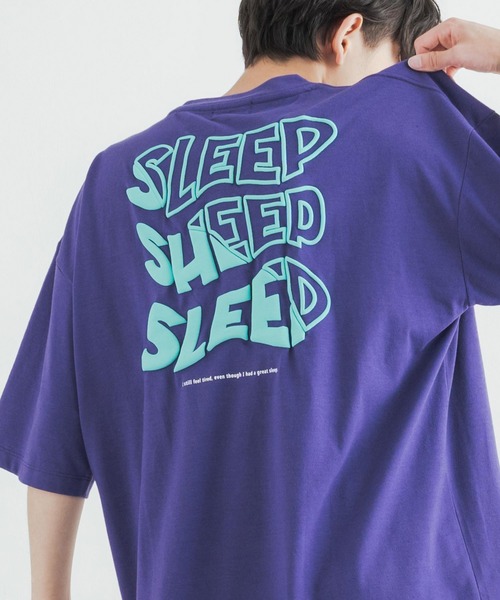Rocky Monroe(ロッキーモンロー)の「オーバーサイズ TC天竺 バックプリントフロント刺繍ビッグシルエット半袖Tシャツ(Tシャツ/カットソー・メンズ・パープル/ロイヤルブルー/オフホワイト/グリーン/ブラック/イエロー・M/L/LL)」の18枚目の写真