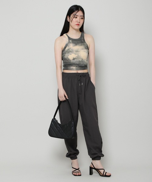 ALAND(エーランド)の「3.3Field Trip/TIE-DYEキャミソール 2297686(Tシャツ/カットソー・レディース・ベージュ/チャコール・FREE)」の3枚目の写真