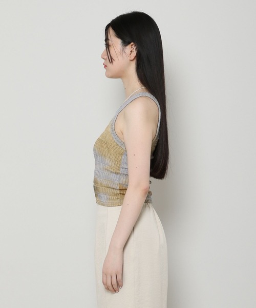 ALAND(エーランド)の「3.3Field Trip/TIE-DYEキャミソール 2297686(Tシャツ/カットソー・レディース・ベージュ/チャコール・FREE)」の11枚目の写真