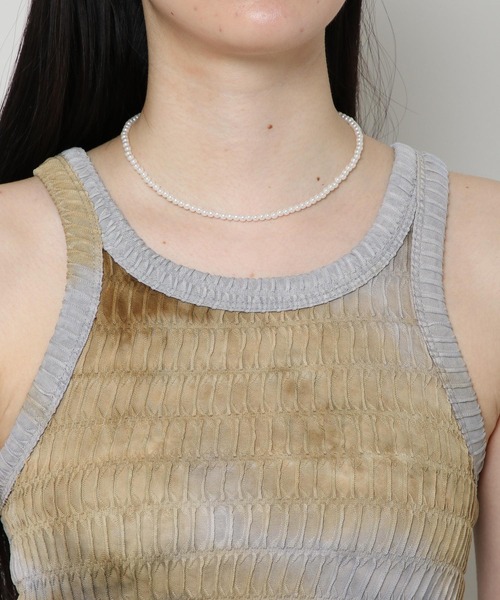 ALAND(エーランド)の「3.3Field Trip/TIE-DYEキャミソール 2297686(Tシャツ/カットソー・レディース・ベージュ/チャコール・FREE)」の13枚目の写真