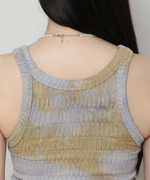 ALAND(エーランド)の「3.3Field Trip/TIE-DYEキャミソール 2297686(Tシャツ/カットソー・レディース・ベージュ/チャコール・FREE)」の16枚目の写真