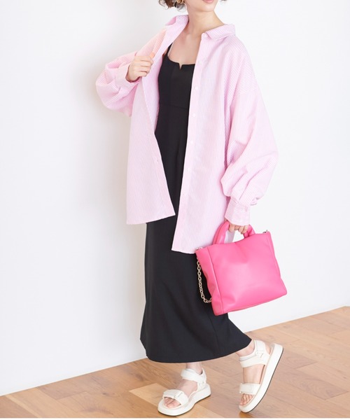 FREE'S MART（フリーズマート）の「ストライプルーズシャツ（シャツ/ブラウス・レディース・ブルー系その他/グリーン系その他/ピンク系その他・FREE）」の10枚目の写真