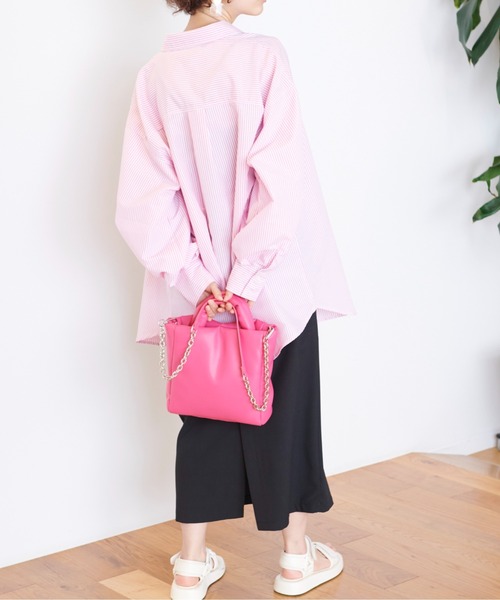 FREE'S MART（フリーズマート）の「ストライプルーズシャツ（シャツ/ブラウス・レディース・ブルー系その他/グリーン系その他/ピンク系その他・FREE）」の20枚目の写真