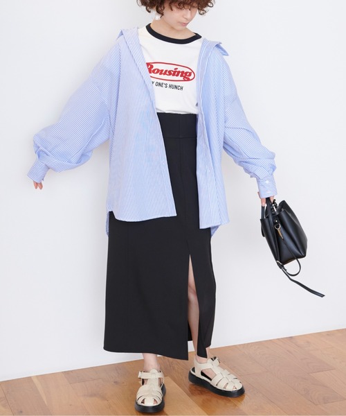 FREE'S MART（フリーズマート）の「ストライプルーズシャツ（シャツ/ブラウス・レディース・ブルー系その他/グリーン系その他/ピンク系その他・FREE）」の13枚目の写真