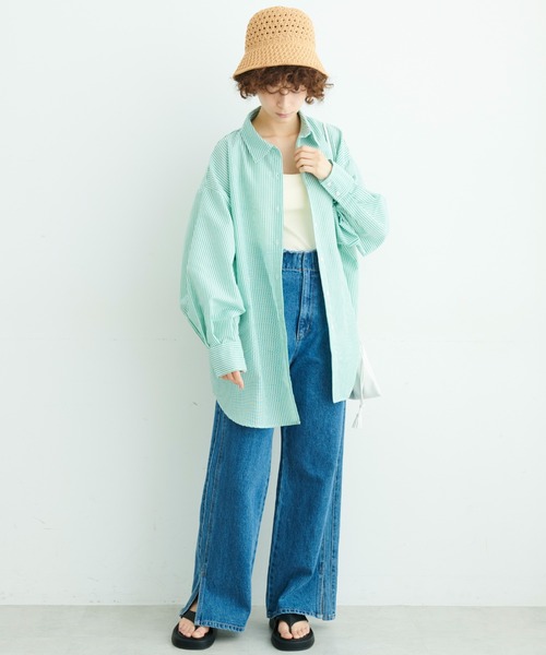 FREE'S MART（フリーズマート）の「ストライプルーズシャツ（シャツ/ブラウス・レディース・ブルー系その他/グリーン系その他/ピンク系その他・FREE）」の21枚目の写真