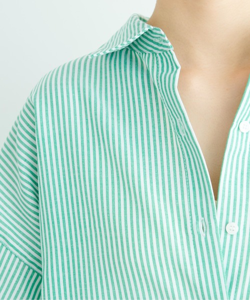 FREE'S MART（フリーズマート）の「ストライプルーズシャツ（シャツ/ブラウス・レディース・ブルー系その他/グリーン系その他/ピンク系その他・FREE）」の17枚目の写真