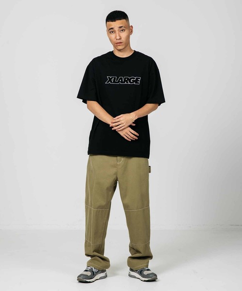 XLARGE（エクストララージ）の「CHENILLE STANDARD LOGO S/S TEE　メンズXLARGE　ロゴ　刺繍　半袖　Tシャツ（Tシャツ/カットソー・メンズ・ブラック/ホワイト/パープル/グリーン・XL/S/L/M）」の11枚目の写真