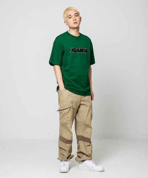 XLARGE（エクストララージ）の「CHENILLE STANDARD LOGO S/S TEE　メンズXLARGE　ロゴ　刺繍　半袖　Tシャツ（Tシャツ/カットソー・メンズ・ブラック/ホワイト/パープル/グリーン・XL/S/L/M）」の12枚目の写真