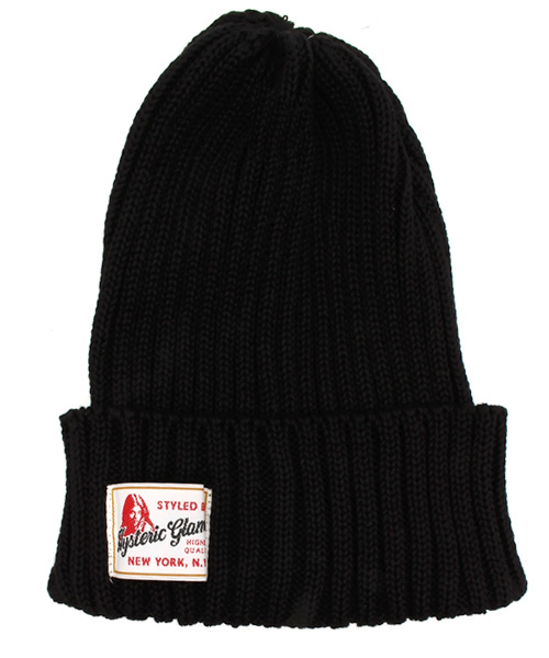 HYSTERIC GLAMOUR（ヒステリックグラマー）の「Warren Scott×HYSTERIC/コットンワッチキャップ（ニットキャップ/ビーニー・レディース・ホワイト/ピンク/レッド/ブルー/ブラック・FREE）」の2枚目の写真