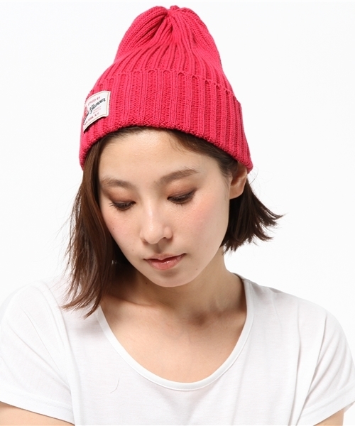 HYSTERIC GLAMOUR（ヒステリックグラマー）の「Warren Scott×HYSTERIC/コットンワッチキャップ（ニットキャップ/ビーニー・レディース・ホワイト/ピンク/レッド/ブルー/ブラック・FREE）」の11枚目の写真