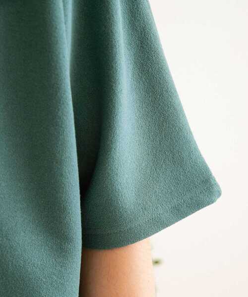 ITEMS URBANRESEARCH（アイテムズ アーバンリサーチ）の「ジャカードクルーネック半袖プルオーバー（Tシャツ/カットソー・メンズ・ベージュ/ネイビー/グレー/グリーン・MEDIUM/LARGE）」の15枚目の写真