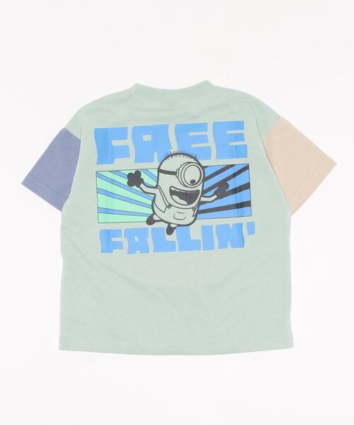 Right-on(ライトオン)の「クレイジーTシャツ「ミニオン」(Tシャツ/カットソー・キッズ・ライム/ブルー/ベージュ/オフホワイト・130/105/150/120/140)」の8枚目の写真