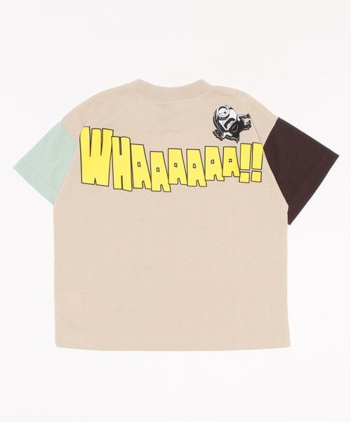 Right-on(ライトオン)の「クレイジーTシャツ「ミニオン」(Tシャツ/カットソー・キッズ・ライム/ブルー/ベージュ/オフホワイト・130/105/150/120/140)」の6枚目の写真