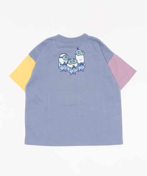 Right-on(ライトオン)の「クレイジーTシャツ「ミニオン」(Tシャツ/カットソー・キッズ・ライム/ブルー/ベージュ/オフホワイト・130/105/150/120/140)」の5枚目の写真