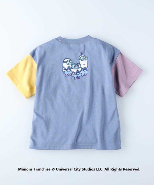 Right-on(ライトオン)の「クレイジーTシャツ「ミニオン」(Tシャツ/カットソー・キッズ・ライム/ブルー/ベージュ/オフホワイト・130/105/150/120/140)」の9枚目の写真