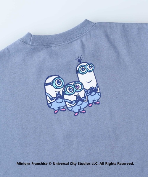 Right-on(ライトオン)の「クレイジーTシャツ「ミニオン」(Tシャツ/カットソー・キッズ・ライム/ブルー/ベージュ/オフホワイト・130/105/150/120/140)」の11枚目の写真