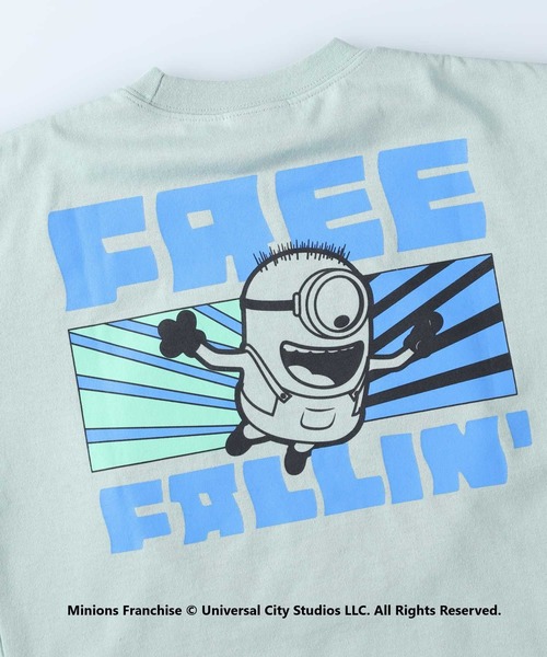 Right-on(ライトオン)の「クレイジーTシャツ「ミニオン」(Tシャツ/カットソー・キッズ・ライム/ブルー/ベージュ/オフホワイト・130/105/150/120/140)」の13枚目の写真