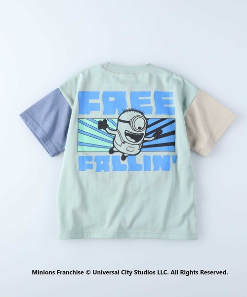 Right-on(ライトオン)の「クレイジーTシャツ「ミニオン」(Tシャツ/カットソー・キッズ・ライム/ブルー/ベージュ/オフホワイト・130/105/150/120/140)」の14枚目の写真