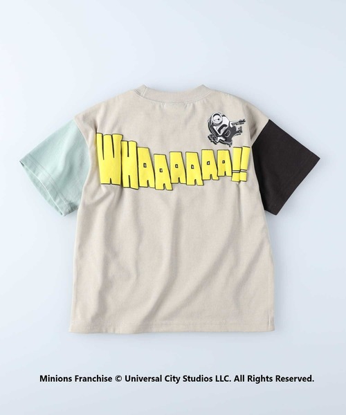 Right-on(ライトオン)の「クレイジーTシャツ「ミニオン」(Tシャツ/カットソー・キッズ・ライム/ブルー/ベージュ/オフホワイト・130/105/150/120/140)」の15枚目の写真