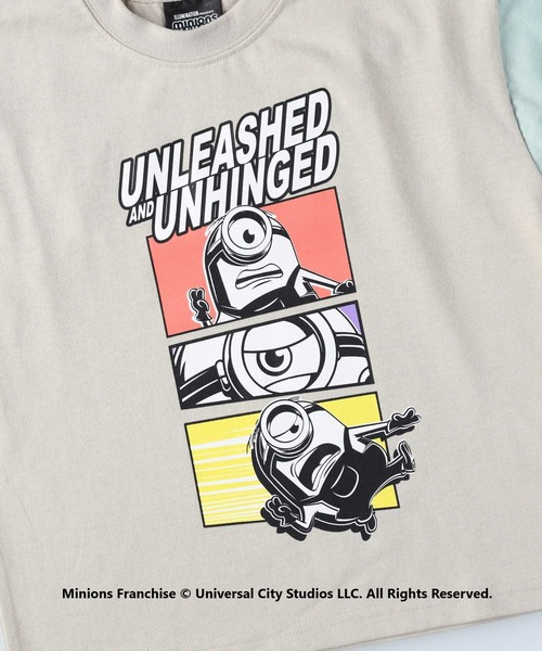 Right-on(ライトオン)の「クレイジーTシャツ「ミニオン」(Tシャツ/カットソー・キッズ・ライム/ブルー/ベージュ/オフホワイト・130/105/150/120/140)」の16枚目の写真