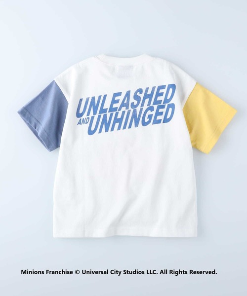 Right-on(ライトオン)の「クレイジーTシャツ「ミニオン」(Tシャツ/カットソー・キッズ・ライム/ブルー/ベージュ/オフホワイト・130/105/150/120/140)」の18枚目の写真