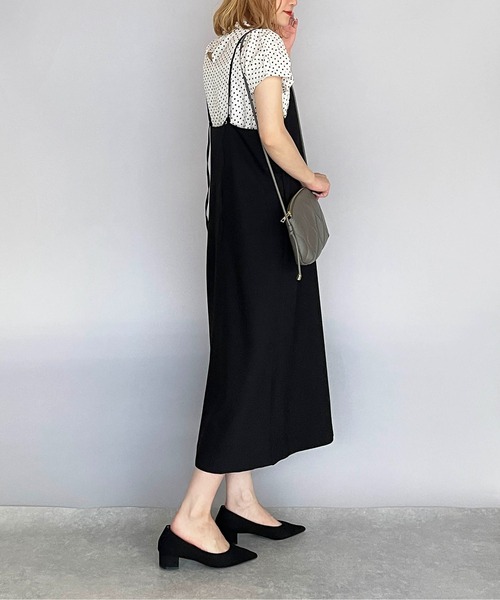 PICCIN（ピッチン）の「サッカードットボウタイブラウス（シャツ/ブラウス・レディース・ブラック/オフホワイト・M）」の14枚目の写真