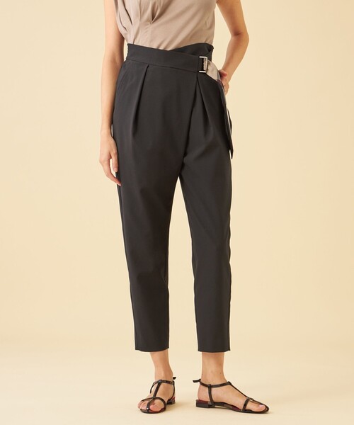 CB CRESTBRIDGE(シービークレストブリッジ)の「ウェザーストレッチラップパンツ(その他パンツ・レディース・ブラック/ライトブルー/ベージュ・M/S)」の2枚目の写真