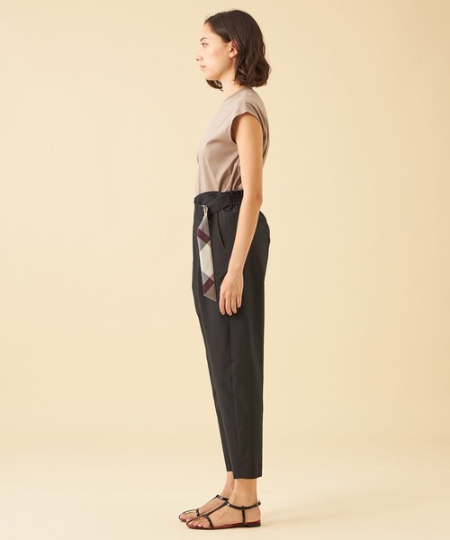 CB CRESTBRIDGE(シービークレストブリッジ)の「ウェザーストレッチラップパンツ(その他パンツ・レディース・ブラック/ライトブルー/ベージュ・M/S)」の6枚目の写真