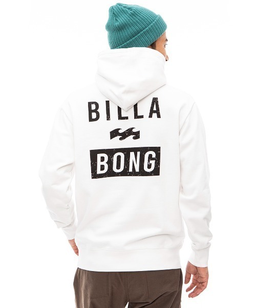 BILLABONG（ビラボン）の「BILLABONG/ビラボン バックプリントパーカー BC012-012（パーカー・メンズ・グリーン/ブラック/ホワイト・M/XL/L）」の2枚目の写真