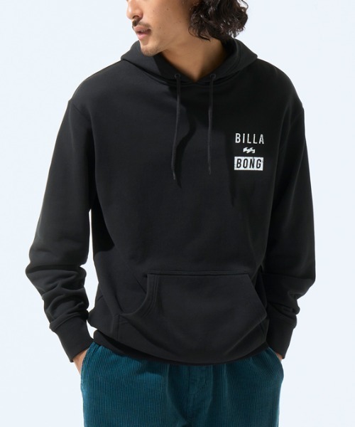 BILLABONG（ビラボン）の「BILLABONG/ビラボン バックプリントパーカー BC012-012（パーカー・メンズ・グリーン/ブラック/ホワイト・M/XL/L）」の3枚目の写真