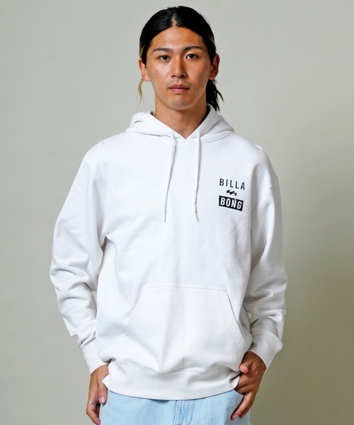 BILLABONG（ビラボン）の「BILLABONG/ビラボン バックプリントパーカー BC012-012（パーカー・メンズ・グリーン/ブラック/ホワイト・M/XL/L）」の4枚目の写真