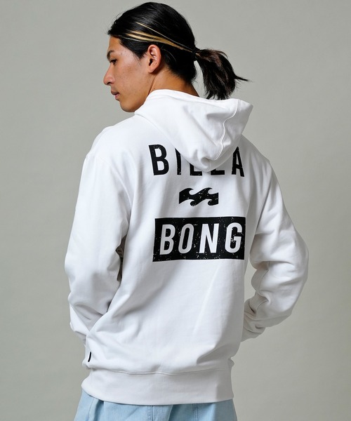 BILLABONG（ビラボン）の「BILLABONG/ビラボン バックプリントパーカー BC012-012（パーカー・メンズ・グリーン/ブラック/ホワイト・M/XL/L）」の6枚目の写真