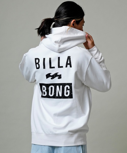 BILLABONG（ビラボン）の「BILLABONG/ビラボン バックプリントパーカー BC012-012（パーカー・メンズ・グリーン/ブラック/ホワイト・M/XL/L）」の5枚目の写真