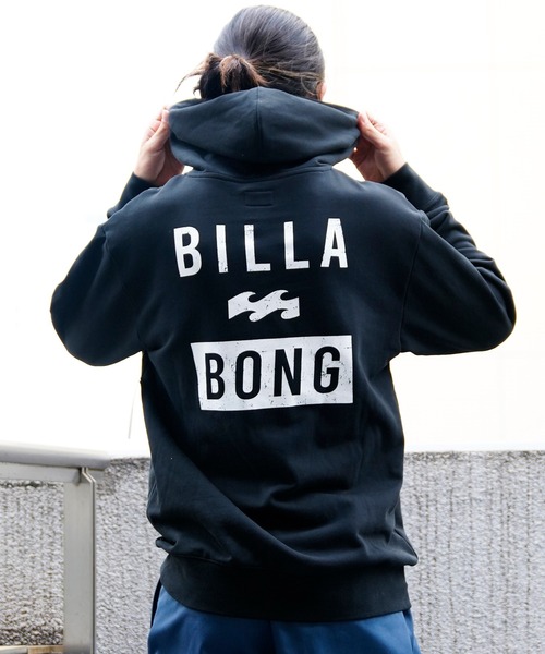BILLABONG（ビラボン）の「BILLABONG/ビラボン バックプリントパーカー BC012-012（パーカー・メンズ・グリーン/ブラック/ホワイト・M/XL/L）」の14枚目の写真