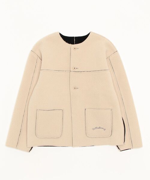 BILLABONG（ビラボン）の「BILLABONG/ビラボン  ビッグシルエット/リバーシブルムートンコート  BC014-755（ムートンコート・レディース・ブラック/ブラウン・M/L）」の20枚目の写真