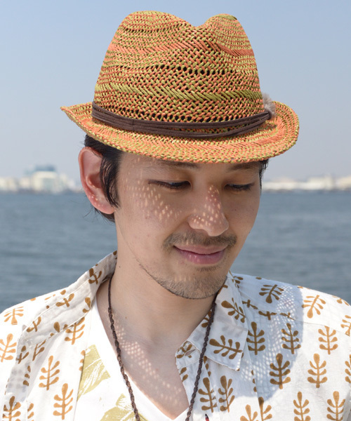 チャイハネ（チャイハネ）の「【チャイハネ】オージェハット（ユニセックス）（ハット・メンズ・ブラウン/ベージュ/オレンジ/ブルー・FREE）」の4枚目の写真